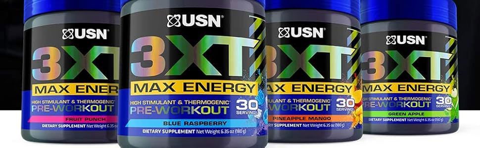 پمپ مکس انرژی یو اس ان 3XT (همه طعم ها)