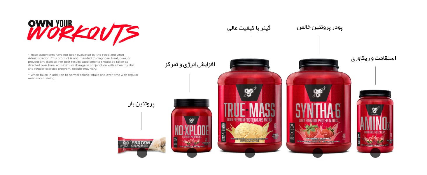 انواع محصولات بی اس ان